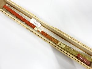 クリスマスセール大特価品　未使用品　正絹　撚り房　手組帯締め